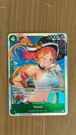 Nami OP14-031 SR Super Rare The Azure Sea’s Seven One Piece TCG English 1⚓📈 - Image 1