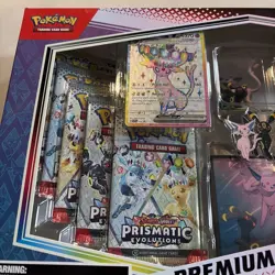 Pokemon TCG Prismatic Evolutions Premium Figure Collection Sealed New - Image 2