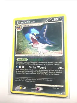 SHARPEDO - 37/132 - Secret Wonders - Pokemon Card - LP - Image 1