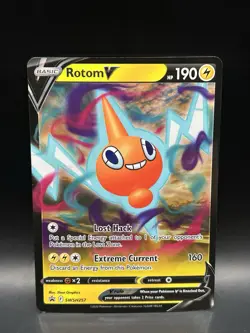 Rotom V SWSH257 - Pokemon Sword & Shield Black Star Promo Card - NM - Image 1