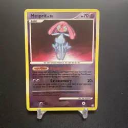2008 Pokemon Mesprit Card 34/146 Legends Awakened Reverse Holo Rare - Image 1