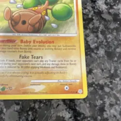 Pokemon Bonsly 71/130 Diamond & Pearl Common Regular 40HP Basic 2007 Card - Image 3