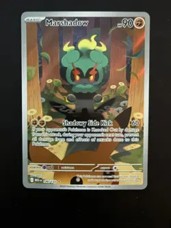 Marshadow 146/132 Mega Evolution Holo Rare Pokemon TCG Card NM - Image 1