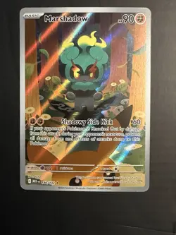 Marshadow 146/132 Mega Evolution Holo Rare Pokemon TCG Card NM - Image 3