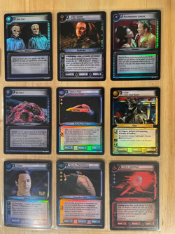 Star Trek CCG: Second Edition - Nine Card A Rarity Foil Lot - Image 1