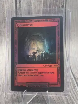 Divorced Dads TCG - Constipation - Holo Tool Card - Age of Alimony - Image 1