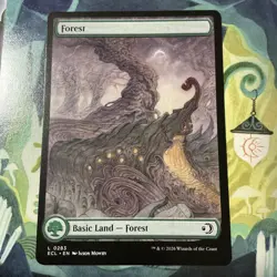 Forest (0283) Lorwyn Eclipsed Regular Basic Full Art Land MTG NM Regular NP - Image 1