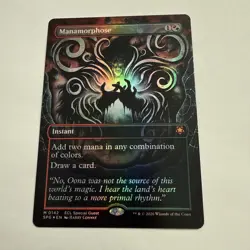Manamorphose FOIL Borderless 142 Special Guests SPG ECL MTG Mythic Unplayed Mint - Image 2