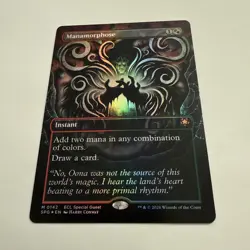 Manamorphose FOIL Borderless 142 Special Guests SPG ECL MTG Mythic Unplayed Mint - Image 3