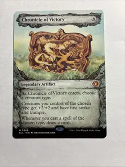 Chronicle of Victory (Showcase) - Lorwyn Eclipsed MTG Plus Bonus Rare!!! - Image 1