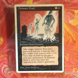 Wizards of the Coast Animate Dead 4th Edition Enchantment Regular English - Image 1