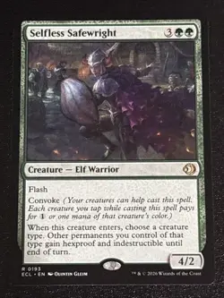 MTG Lorwyn Eclipsed Selfless Safewright 0193 NM Rare - Image 1