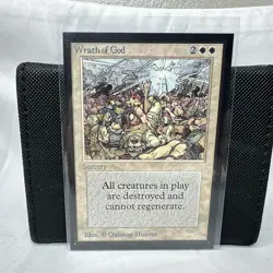 1993 WRATH OF GOD Magic the Gathering Collector's Edition CE MTG Sharp Corners - Image 1