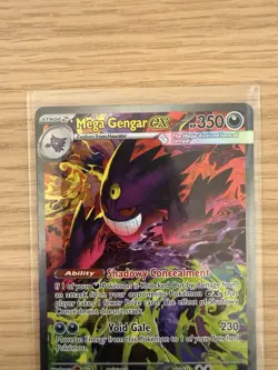 Mega Gengar ex 284/217 SIR Secret Rare Pokemon Ascended Heroes MINT Pack Fresh - Image 2