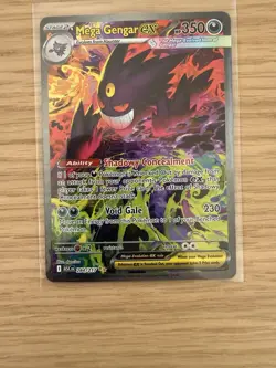 Mega Gengar ex 284/217 SIR Secret Rare Pokemon Ascended Heroes MINT Pack Fresh - Image 3