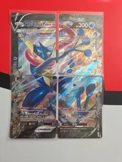 💥 Pokemon Black Star Promo Greninja V Union Holo Set of 4 - SWSH155 - SWSH158 - Image 1