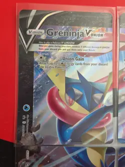 💥 Pokemon Black Star Promo Greninja V Union Holo Set of 4 - SWSH155 - SWSH158 - Image 3
