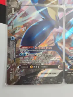 💥 Pokemon Black Star Promo Greninja V Union Holo Set of 4 - SWSH155 - SWSH158 - Image 5