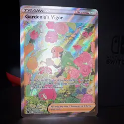 Pokemon Gardenia's Vigor Full Art Holo Crown Zenith GG61/GG70 - Image 1