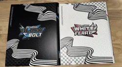 Pokemon Black Bolt & White Flare Binder ONLY Set - *1 of Each* BOTH Brand New - Image 2