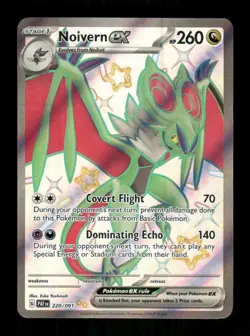 Pokemon Noivern ex - Shiny Ultra Rare SV: Paldean Fates 220/091 NM - Image 1