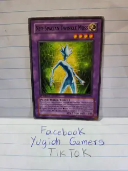 Yu-Gi-Oh Neo Spacian Twinkle Moss PTDN 1st Edition Common Heavy Played - Image 1