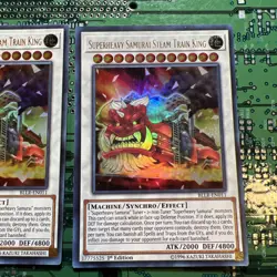 Superheavy Samurai Steam Train King BLLR-EN011 Ultra Rare 1st Edition Yugioh 2 - Image 3