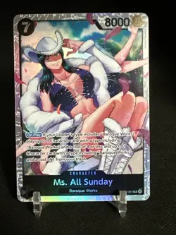 Ms. All Sunday OP14-084 SR Super Rare THE AZURE SEA'S SEVEN ENGLISH One Piece - Image 1