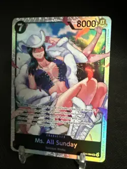 Ms. All Sunday OP14-084 SR Super Rare THE AZURE SEA'S SEVEN ENGLISH One Piece - Image 2