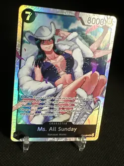 Ms. All Sunday OP14-084 SR Super Rare THE AZURE SEA'S SEVEN ENGLISH One Piece - Image 3