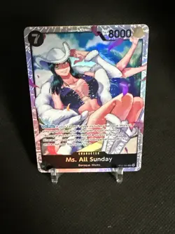 Ms. All Sunday OP14-084 SR Super Rare THE AZURE SEA'S SEVEN ENGLISH One Piece - Image 4