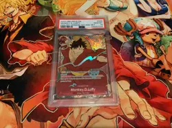 Monkey.D.Luffy (English Version 1st Anniversary Set) ST10-006 One Piece PSA 10 - Image 2