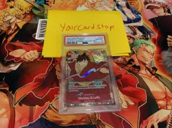 Monkey.D.Luffy (English Version 1st Anniversary Set) ST10-006 One Piece PSA 10 - Image 4