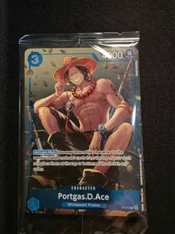 One Piece TCG: Portgas D. Ace P-074 Promo Tin Pack Set Vol. 2 SEALED NM - Image 1