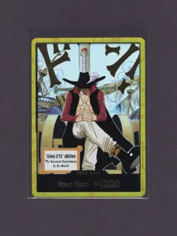 Dracule Mihawk (Gold) DON!! OP14 The Azure Sea's Seven Foil One Piece - Image 1