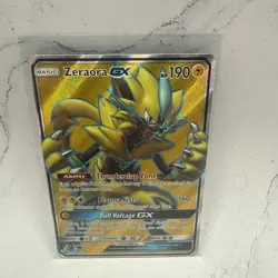 Zeraora GX 201/214 Full Art Ultra Rare Holo Pokemon 2018 SM Lost Thunder NM - Image 1