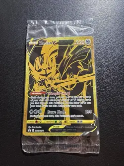 2020 Pokemon TCG Zacian V GOLD SWSH076 Black Star PROMO Card Factory Sealed - Image 1