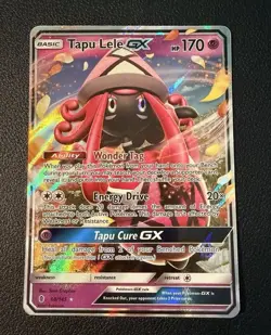 Pokemon Tapu Lele GX 60/145 Ultra Rare Full Art Holo SM-Guardians Rising Card - Image 1