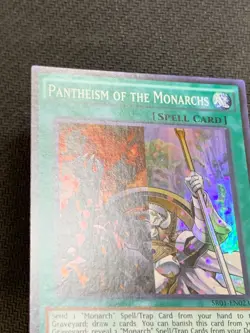 Pantheism of The Monarchs SR01-EN023 Super Rare 1st Edition Yugioh Card - Image 2