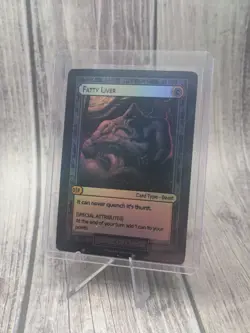 Divorced Dads TCG Court Of Chaos Booster Expansion Fatty Liver Holo Card - Image 1
