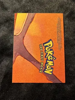Pikachu & Raichu Pokemon The First Movie MP Sticker Card Vintage WOTC - Image 2