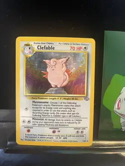Pokemon Card Clefable 1/64 Jungle Set Holo Rare WotC 272💎NM💎 - Image 1