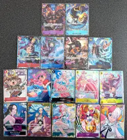 Bandai One Piece Card R SR P SEC Parallel 52 Card Lot Collectible Rare Set - Image 4