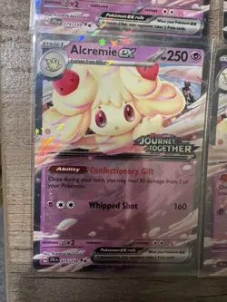 Alcremie ex (Journey Together Stamped) 075/159 Pokemon Card NM - Image 1
