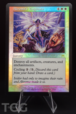 Akroma's Vengeance: 2002 Magic the Gathering - Onslaught Foil - Image 1