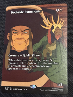 DOCKSIDE EXTORTIONIST mtg NM-M The Last Airbender Eternal 1 Mythic Borderless - Image 1