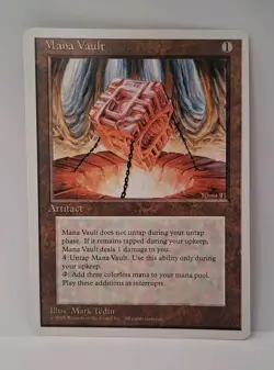 Magic The Gathering Mana Vault NM Fourth Edition - Image 1