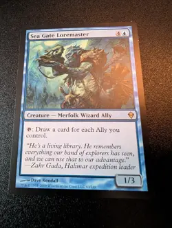 Sea Gate Loremaster - Zendikar - MTG - Magic the Gathering LP - Image 1