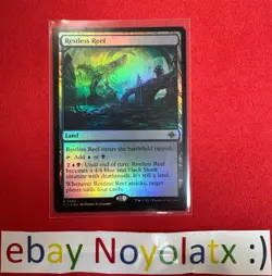 1x FOIL NM MTG Restless Reef - The Lost Caverns of Ixalan - Image 1