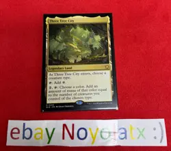 1x NM MTG Three Tree City - Bloomburrow (BLB) - Image 1